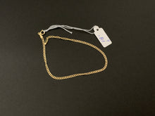 Load image into Gallery viewer, New Real 18K Saudi Gold Chain Link Size 7 Lightweight Dainty 0.81 grams - Rafant