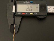 Load image into Gallery viewer, New Real 18K Saudi Gold Chain Link Size 7 Lightweight Dainty 0.81 grams - Rafant