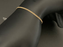 Load image into Gallery viewer, New Real 18K Saudi Gold Chain Link Size 7 Lightweight Dainty 0.81 grams - Rafant