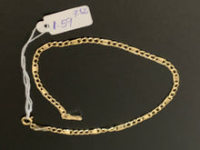 Load image into Gallery viewer, New Real 18K Saudi Gold Chain Link Size 7.5 Bracelet Item #179 - Rafant