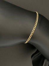 Load image into Gallery viewer, New Real 18k Saudi Gold Curb Link Chain Bracelet Size 7" - Rafant