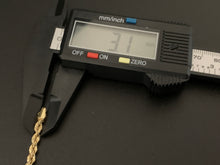 Load image into Gallery viewer, New Real 18K Saudi Gold Rope Chain Bracelet Size 7.5 - Rafant