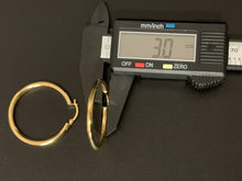 Load image into Gallery viewer, New Real 18K Japan Gold Loops Hollow Hoops Earrings Item184 - Rafant