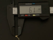 Load image into Gallery viewer, 18K Saudi Gold Tictac Threader Heart Earrings Dainty Tiny Very Lightweight - Rafant