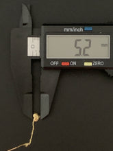 Load image into Gallery viewer, 18K Saudi Gold Tictac Threader Heart Earrings Dainty Tiny Very Lightweight - Rafant