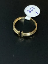 Load image into Gallery viewer, New Real 18K Saudi Gold Double Bar Ring Size 7 - Rafant