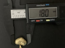 Load image into Gallery viewer, 18K Gold Necklace 20" Chain with Puffed Heart Pendant Item216 - Rafant