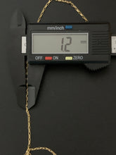 Load image into Gallery viewer, New Real 18K Saudi Gold Necklace 18" Cable Chain w/Heart Key Pendants Item214 - Rafant