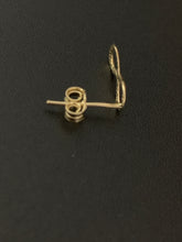 Load image into Gallery viewer, New with defects Real Saudi Gold Infinity Stud Earrings - Rafant
