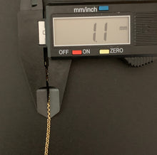 Load image into Gallery viewer, New Real 18K Saudi Gold Rolo Cable Link Chain 17.5" Item240 - Rafant