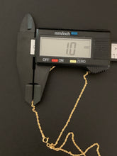 Load image into Gallery viewer, New Real 18K Saudi Gold Necklace Rope Chain 17.25" - Rafant