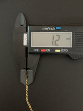 Load image into Gallery viewer, New Real 18K Saudi Gold Rolo Cable Link Chain 17.50" - Rafant