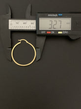 Load image into Gallery viewer, New Real 18K Japan Gold Hoops Loops Earrings Item#251 - Rafant