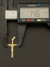 Load image into Gallery viewer, New Real 18K Saudi Gold Cross Pendant Item#253 - Rafant
