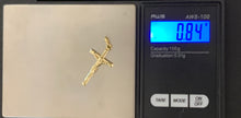 Load image into Gallery viewer, New Real 18K Saudi Gold Cross Pendant Item#247 - Rafant
