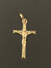 Load image into Gallery viewer, New Real 18K Saudi Gold Cross Pendant Item#247 - Rafant