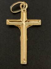 Load image into Gallery viewer, New Real 18K Saudi Gold Cross Pendant Item#247 - Rafant