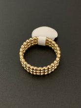 Load image into Gallery viewer, New Real 18K Saudi Gold Beaded Bubble Ring Size 5 - Rafant