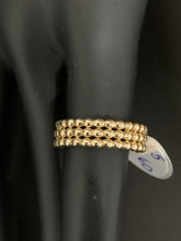 Load image into Gallery viewer, New Real 18K Saudi Gold Beaded Bubble Ring Size 5 - Rafant