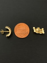 Load image into Gallery viewer, New Real 18K Saudi Gold Stud Earrings Item#260 - Rafant