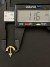 Load image into Gallery viewer, New Real 18K Saudi Gold Stud Earrings Item#260 - Rafant