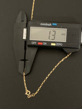 Load image into Gallery viewer, New Real 18K Saudi Gold Cable Link Chain Item#261 - Rafant