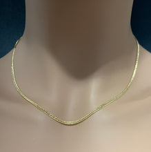 Load image into Gallery viewer, New Real 18K Saudi Gold Curb Chain Necklace 18" - Rafant