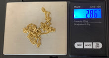Load image into Gallery viewer, New Real 18K Saudi Gold Curb Chain Necklace 18" - Rafant