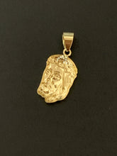Load image into Gallery viewer, New Real 18K Japan Gold Jesus Christ Face Pendant - Rafant