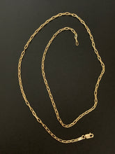 Load image into Gallery viewer, New Real 18K Saudi Gold Cable Chain Link 17.50" Item#283 - Rafant