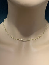 Load image into Gallery viewer, New Real 18K Saudi Gold Cable Chain Link 17.50" Item#283 - Rafant