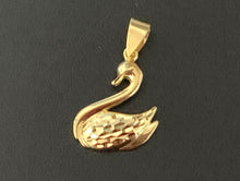 Load image into Gallery viewer, New Real 18K Japan Gold Swan Pendant - Rafant
