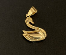 Load image into Gallery viewer, New Real 18K Japan Gold Swan Pendant - Rafant