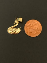 Load image into Gallery viewer, New Real 18K Japan Gold Swan Pendant - Rafant