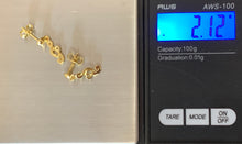 Load image into Gallery viewer, 18K Gold Music Note Stud Dangling Earrings - Rafant