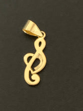 Load image into Gallery viewer, NEW Real 18K Japan Gold Music Note Pendant - Rafant
