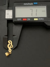Load image into Gallery viewer, NEW Real 18K Japan Gold Music Note Pendant - Rafant