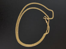 Load image into Gallery viewer, New Real 18K Saudi Gold Curb Chain 18" - Rafant