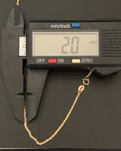 Load image into Gallery viewer, New Real 18K Saudi Gold Necklace Rope Chain 15.75" w/ Heart Pendant - Rafant