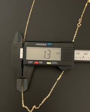 Load image into Gallery viewer, New Real 18K Saudi Gold Necklace Cable Link Chain 19.50" w/ Cross Pendant - Rafant