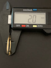 Load image into Gallery viewer, New Real 18K Saudi Gold Hoops Loops Earrings Item#290 - Rafant