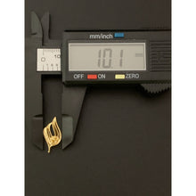 Load image into Gallery viewer, New Real 18K Japan Gold Leaf Stud Earrings - Rafant