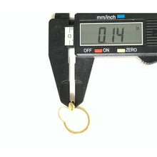 Load image into Gallery viewer, New Authentic 18K Japan Gold Hoop Loops Heart Earrings Item12 - Rafant