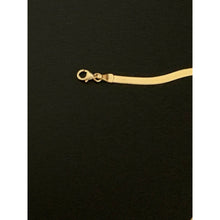 Load image into Gallery viewer, 18K Gold Chain Necklace Omega Herringbone 16" Real Saudi Gold - Rafant