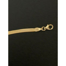 Load image into Gallery viewer, 18K Gold Chain Necklace Omega Herringbone 16" Real Saudi Gold - Rafant