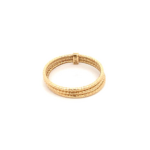 Load image into Gallery viewer, 18K Yellow Gold Ring Three Days Women Size 7 - Rafant