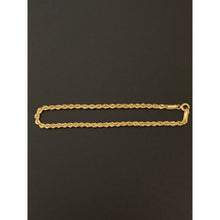 Load image into Gallery viewer, 18K Gold Bracelet Rope Chain Size 7.5 inches - Rafant
