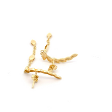 Load image into Gallery viewer, 18K Gold Earrings Post Dangling - Rafant