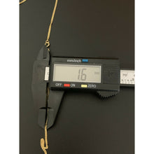 Load image into Gallery viewer, 18K Gold Chain Necklace Saudi Real Gold Curb 22" Lightweight Thin Dainty 2.20g - Rafant