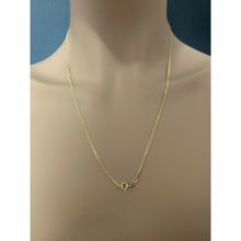 Load image into Gallery viewer, 18K Gold Chain Necklace Saudi Real Gold Curb 22" Lightweight Thin Dainty 2.20g - Rafant